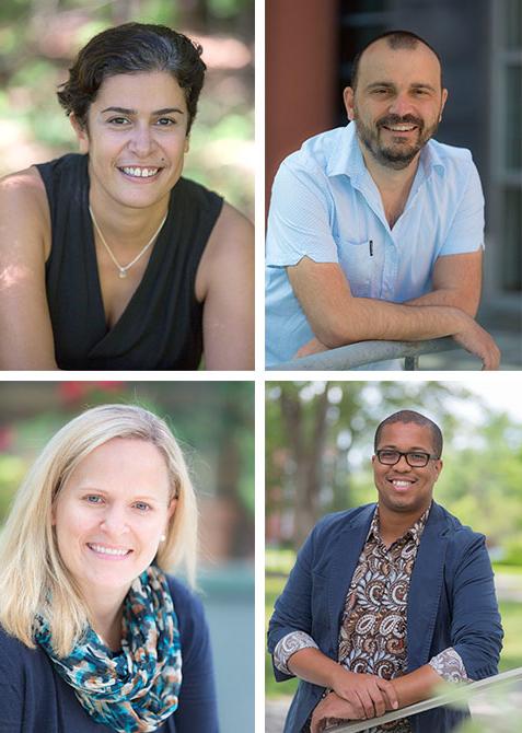 Four faculty members have been promoted to associate professor with tenure.